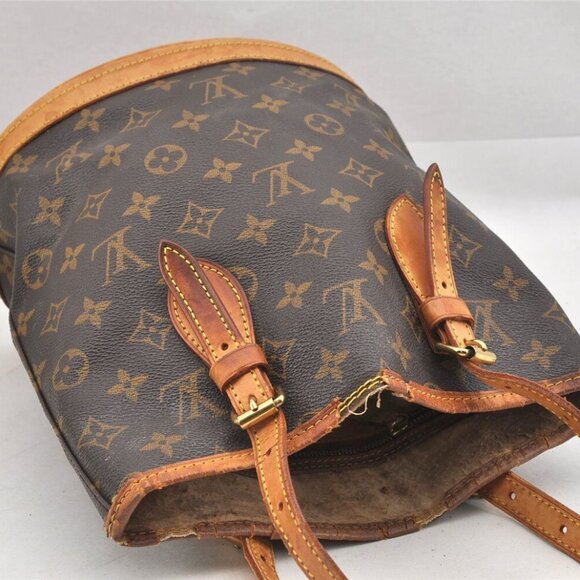 Authentic Louis Vuitton Monogram Bucket PM Shoulder Tote Bag - Picture 16 of 16